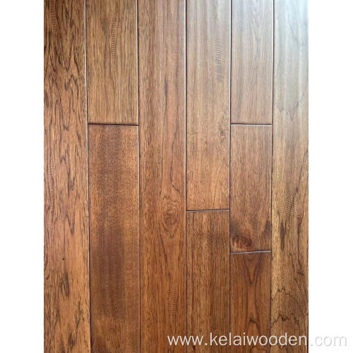 Hickory hardwood flooring / solid wooden floor